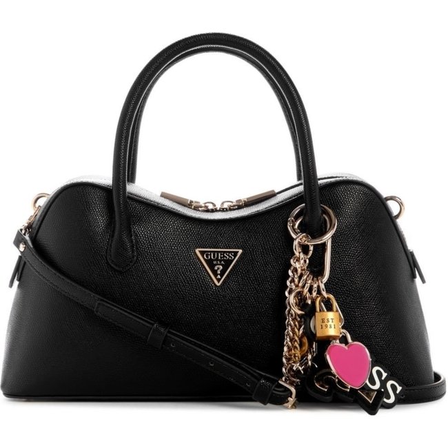Bolsa Guess Davina Satchel Preto