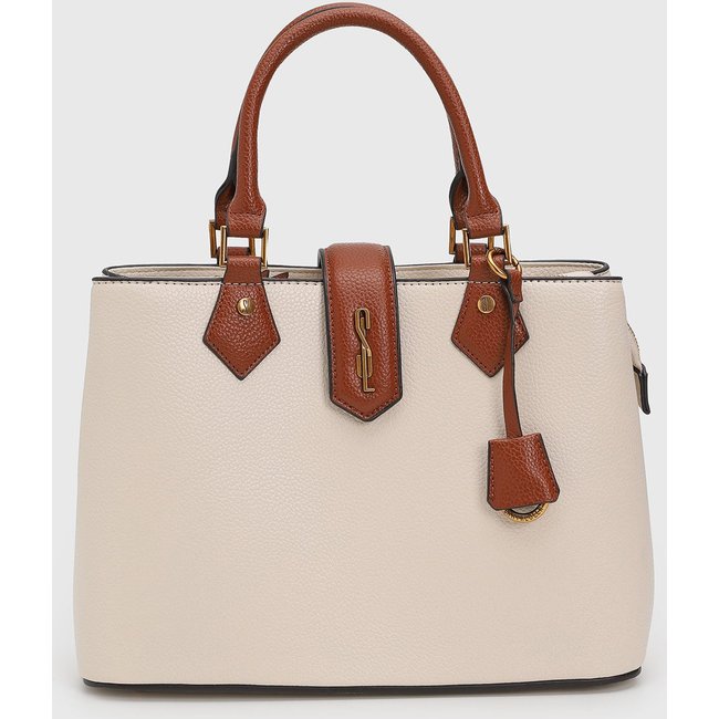 Bolsa Feminina Santa Lolla Grande Off-White