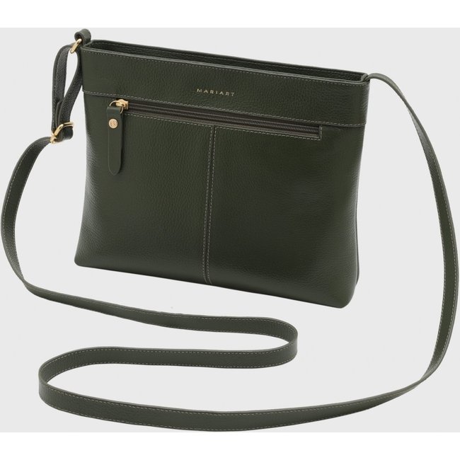 Bolsa Transversal Couro Mariart Cipó Army