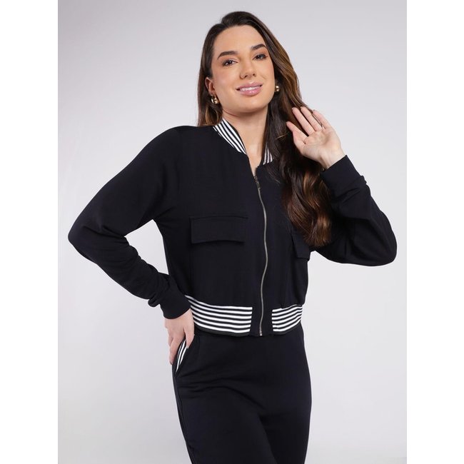 Jaqueta Moletinho Auntentique Feminina PRETO