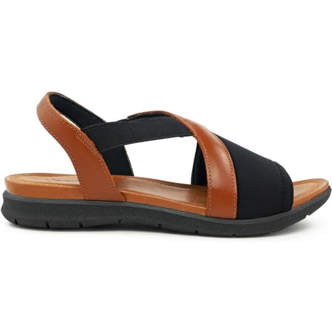 SANDÁLIA USAFLEX FEMININA PLATAFORMA AA3008 Preto