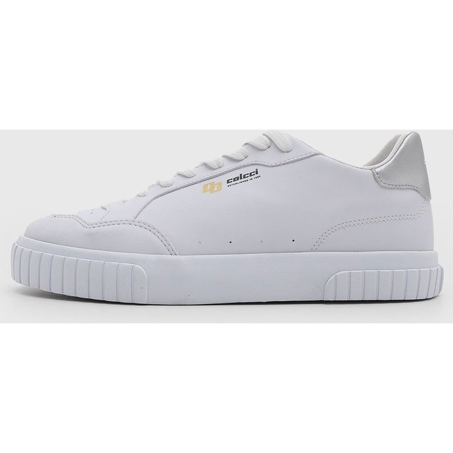 Tênis Feminino Colcci Cadarço Branco Dourado