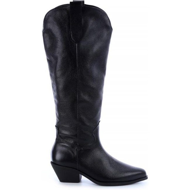 Bota Country Damannu Shoes Couro Legítimo Giulia Preto