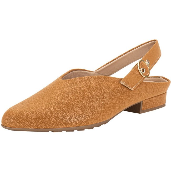 Sapato Feminino Salto Grosso Piccadilly 265001 A0085001 Caramelo