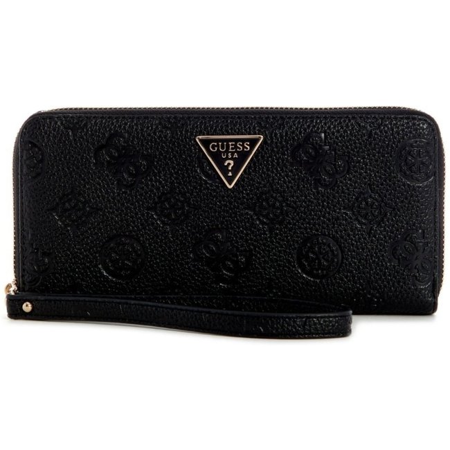 Carteira Guess Cresidia Ii Slg Lrg Zip Around Preto