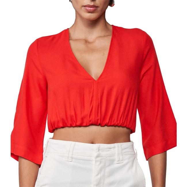 Blusa Colcci Decote Pr25 Vermelho Life Feminino