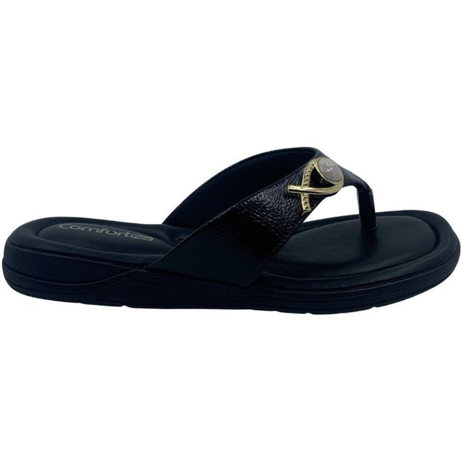 Tamanco Conforto Comfortflex Preto 2580401 - Preto - comfortflex