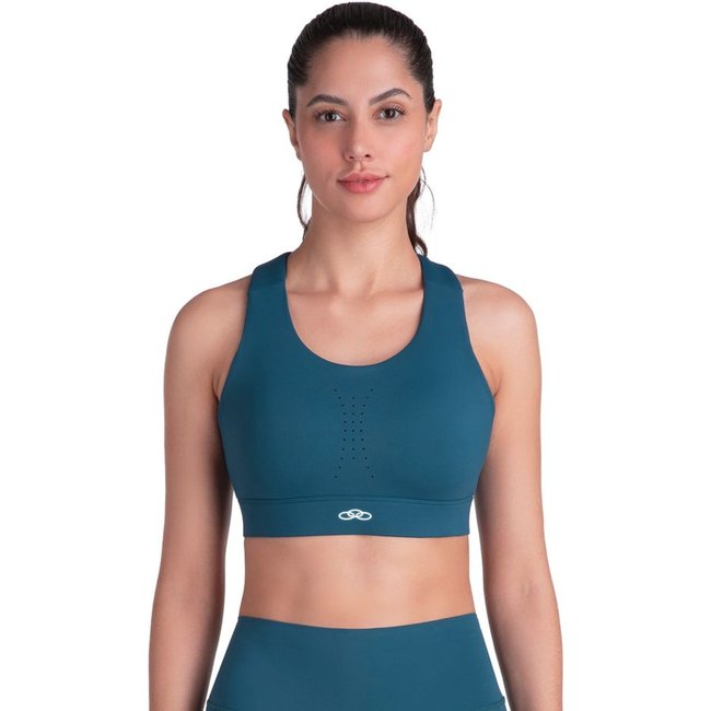 Top Corre Alto Impacto Olympikus Feminino P Azul