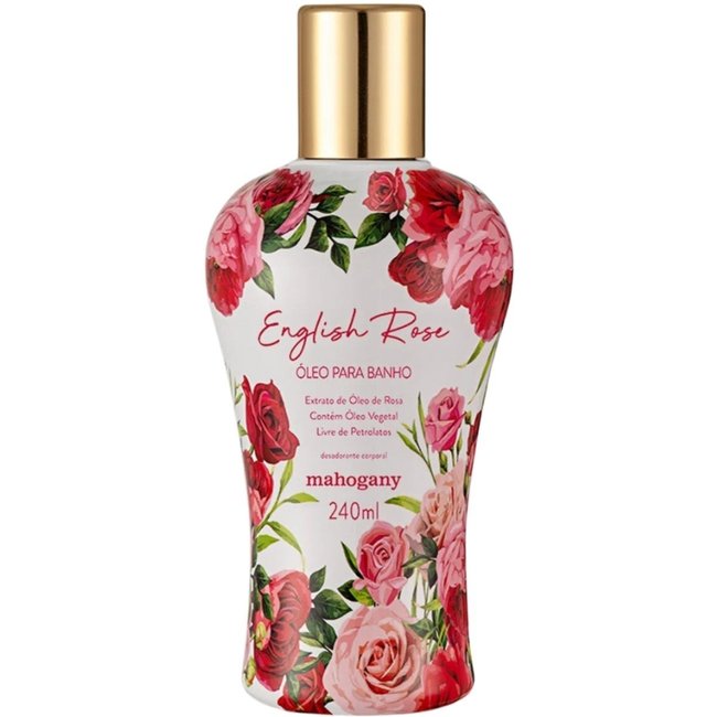 Mahogany English Rose - Óleo Para Banho 240Ml