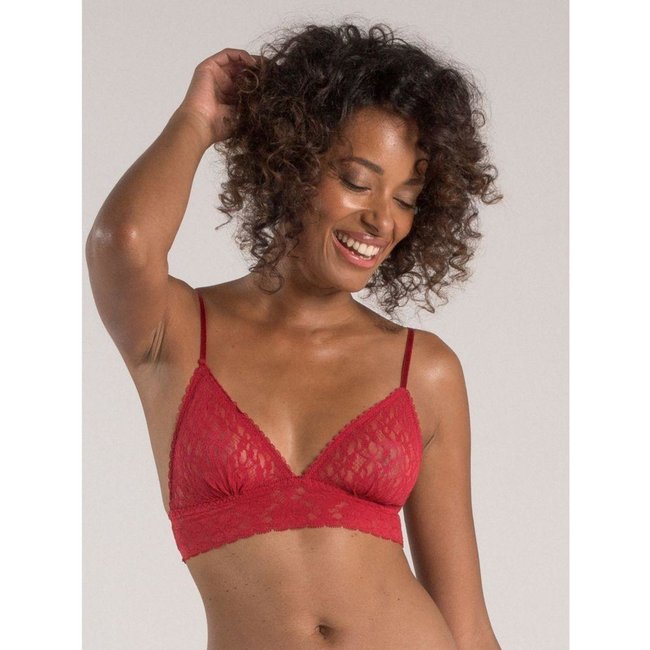 Sutiã Triângulo Renda Sweet Lace Vermelho Divino Vermelho