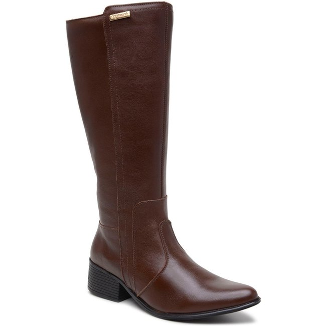 Bota Montaria Mr. Gutt Salto Grosso de Couro Chocolate