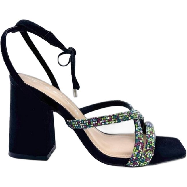 Sandália Strass Color Tabita 8833561 Preto