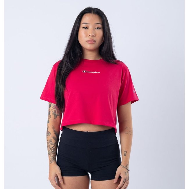 Camiseta Cropped Champion Athletic Mini Script Ink