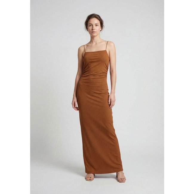 Vestido Feminino Colcci Canelado Caramelo