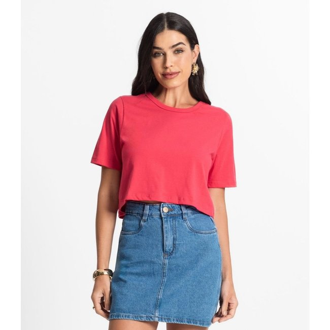 Blusa Cropped Lisa Select Vermelho