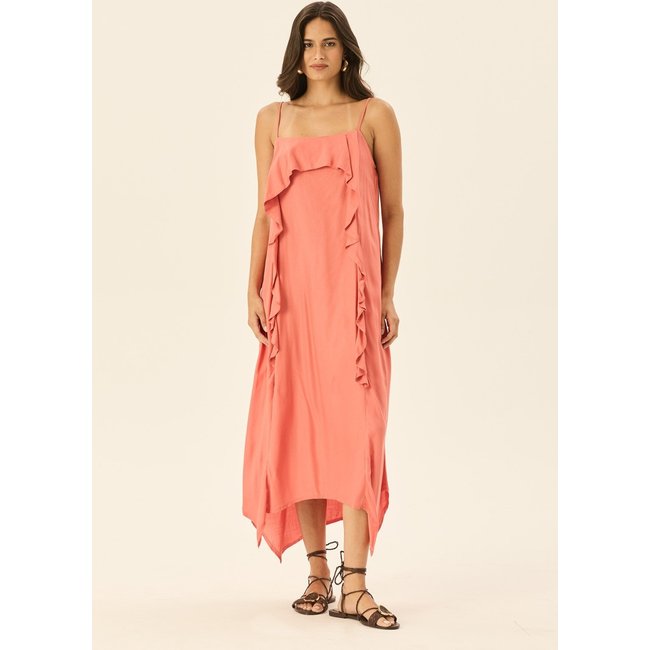 Vestido Midi Camada Pontas