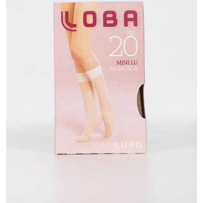Meia 3/4 Fio 20 Lupo Feminina NATURAL