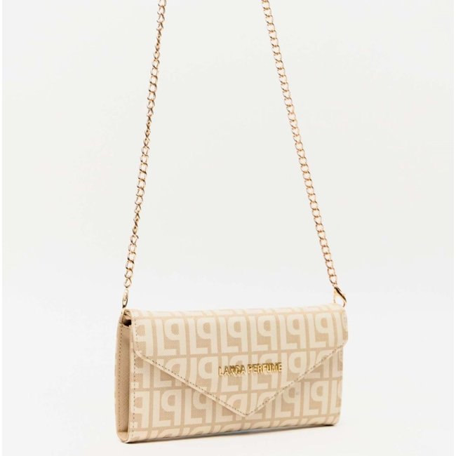 Carteira Lança Perfume Envelope Ve26 Bege Feminino