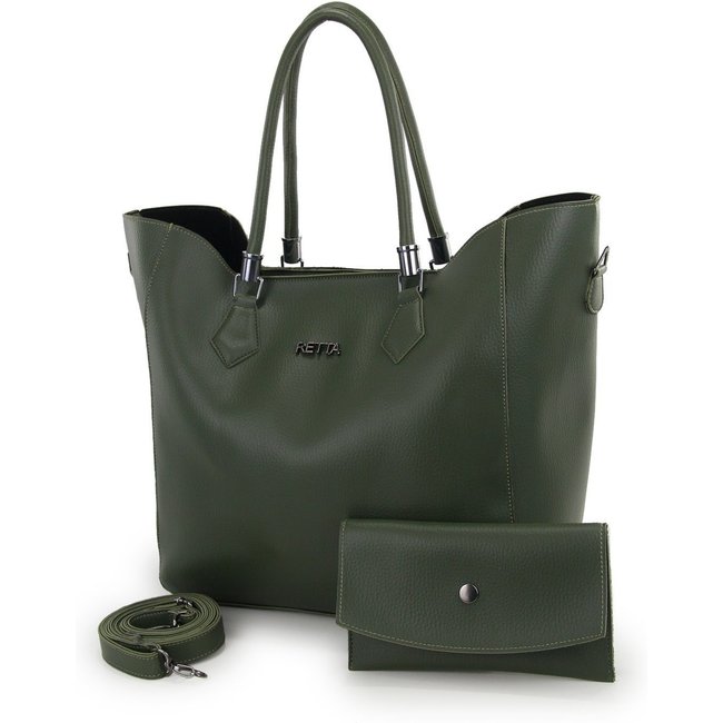 Bolsa Sacola Transversal e Necessarie Retta Preta