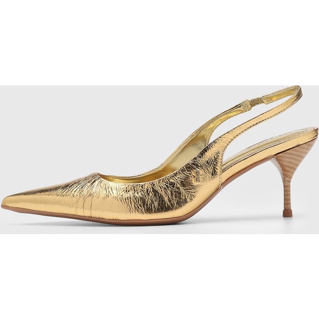 Scarpin Feminino Santa Lolla Slingback Dourado