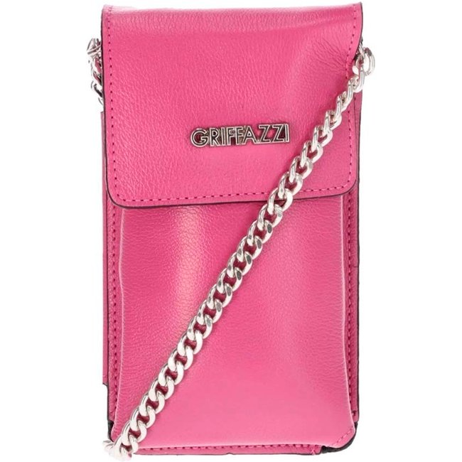 Carteira/Porta celular Couro Griffazzi Pink