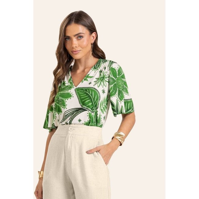 Blusa Feminina Endless em Viscotorcion Verde