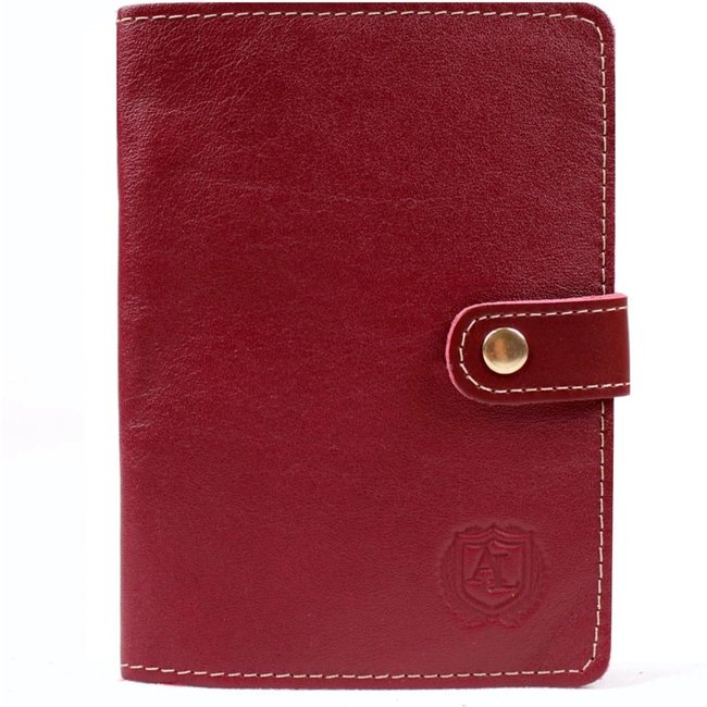 Porta Passaporte em Couro Artlux - VERMELHO