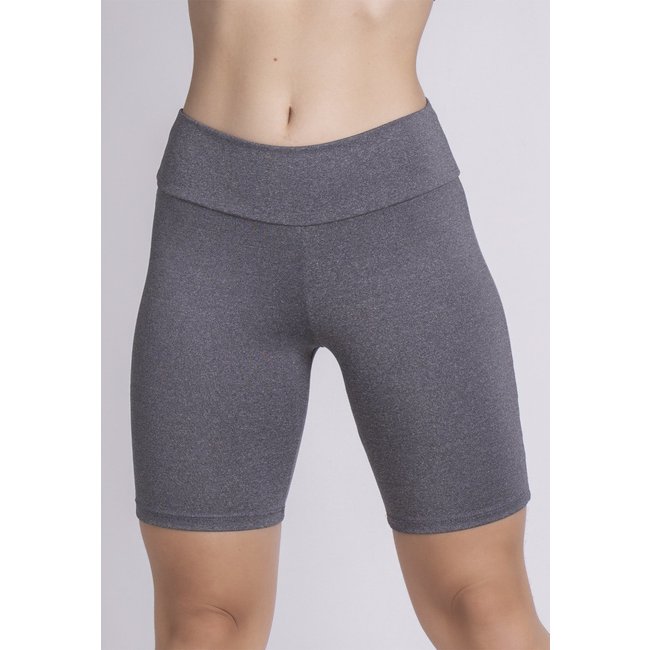 Bermudinha Bella Fiore Modas Legging Fitness Cinza