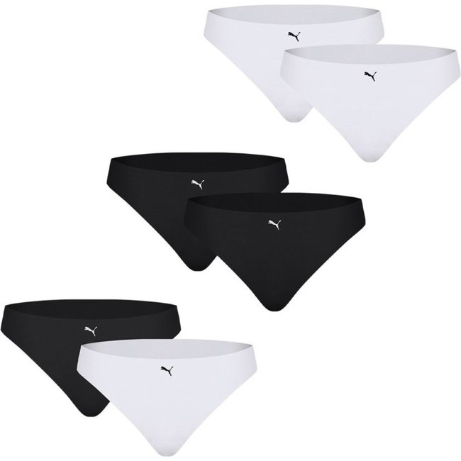 Kit 6 Calcinhas Puma Corte a Fio Feminina