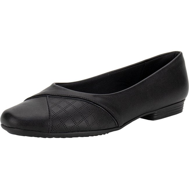 Sapatilha Feminina Flat Piccadilly 250265 A0085026 Preto
