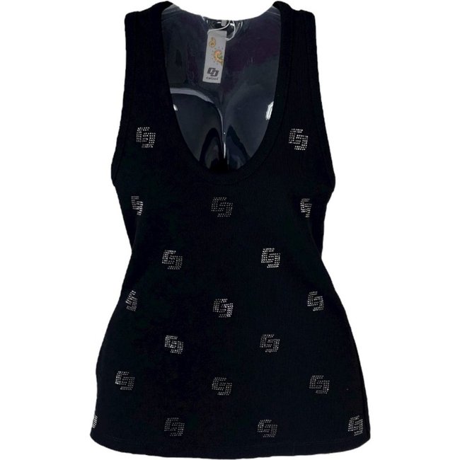 Regata Slim Com Aplicação Colcci Preto