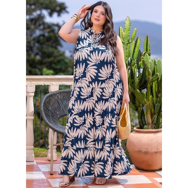 Vestido Em Jersey Acetinado Bananas Marguerite