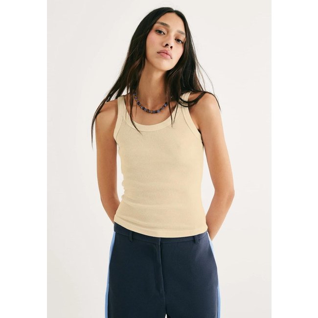 Regata Básica Feminina Slim Rib
