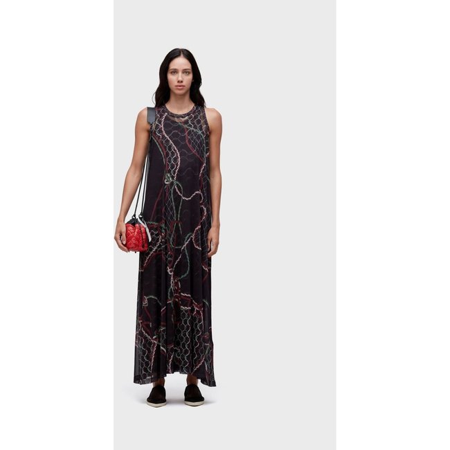 Vestido nadador longo estampa OSKLEN