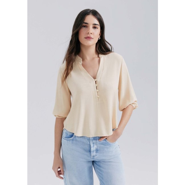 Blusa Feminina Reta Manga Bufante Hering