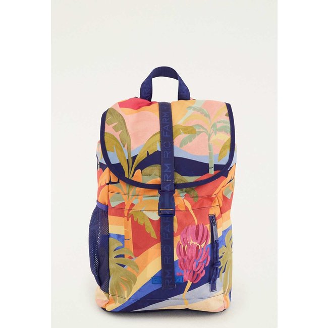 Mochila Feminina FARM Coisa Nossa Brasil de Cor Multicolorida