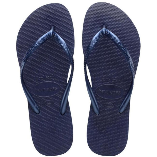 Chinelo Feminino Havaianas Slim Marinho Azul