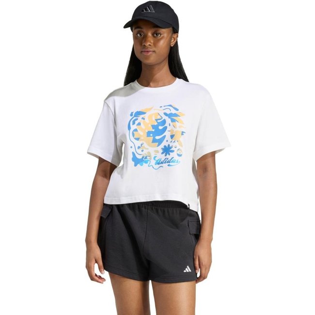 CAMISETA ESTAMPA HOUSE OF TIRO adidas Sportswear Branco