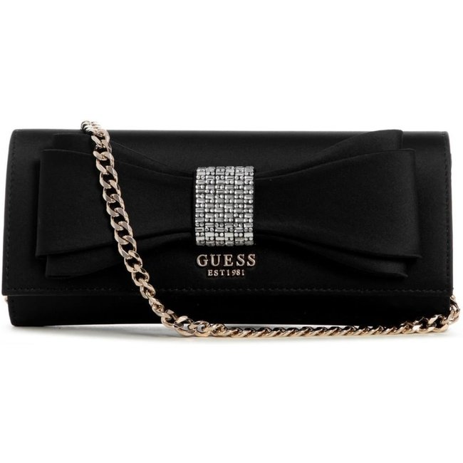 Bolsa Guess Elsie Clutch Preto