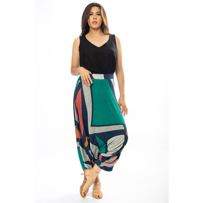 Calça Saruel Amazonia Vital Malha Geometrias do Tempo