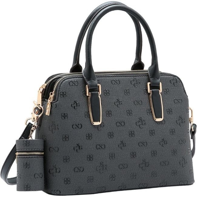 Bolsa Feminina Chenson Monograma Atemporal 3485419 Preto
