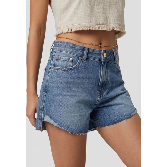 Shorts Feminino Lez a Lez Jeans Azul