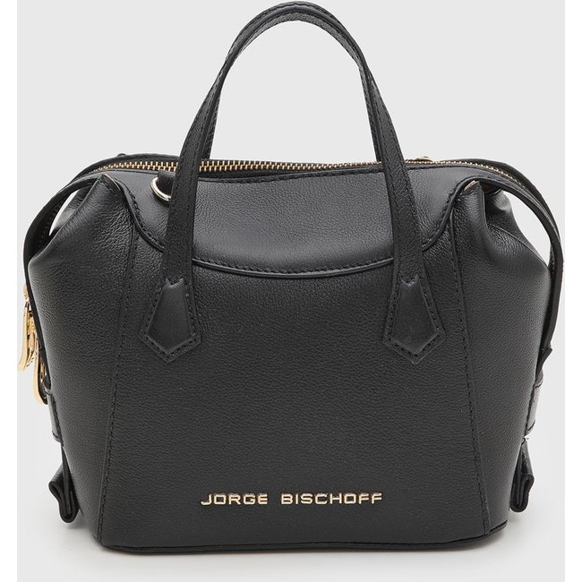 Bolsa Feminina Jorge Bischoff Média Preta