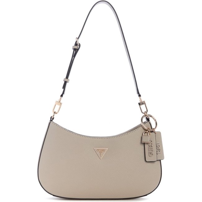 Bolsa Guess Noelle II Top Zip Shoulder Bag Cinza