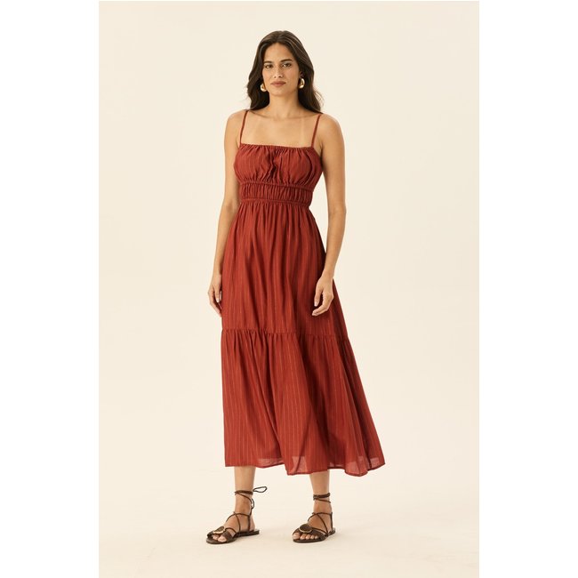 Vestido Midi Elástico Busto