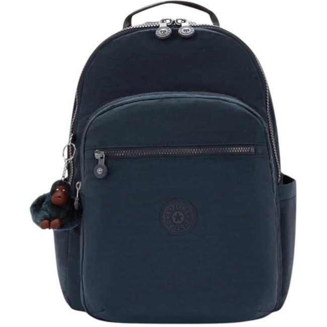 Mochila Kipling Seoul College Extra True Blue Tonal Azul