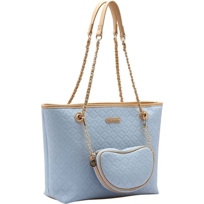 Bolsa Feminina Chenson Original Matelassê Cute Ombro Azul 3484978