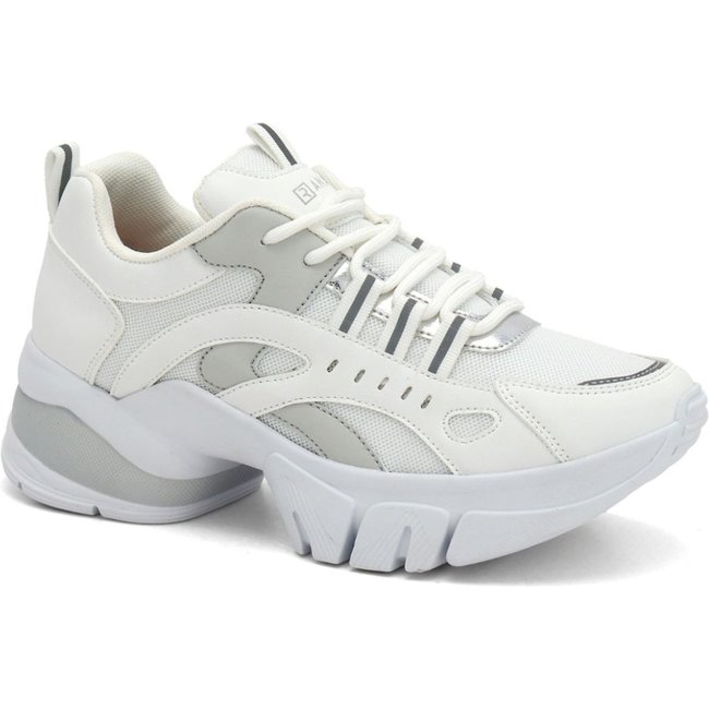 Tênis Feminino Chunky Clássico Solado Bipartido Ramarim 2480231 - Branco