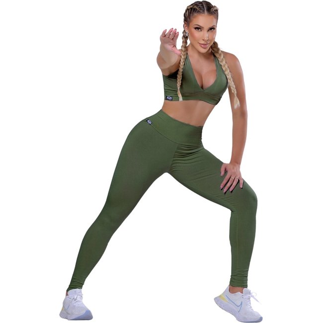 Conjunto Basic II Verde Musgo - Zero Transparência