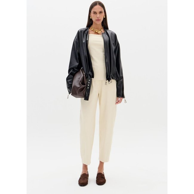 Calça Baggy Com Cintura Alta Lança Perfume